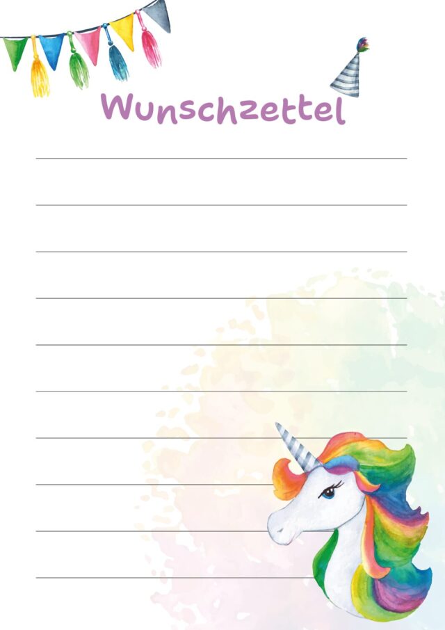 Vorschaubild des Wunschzettels