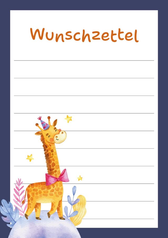 Vorschaubild des Wunschzettels