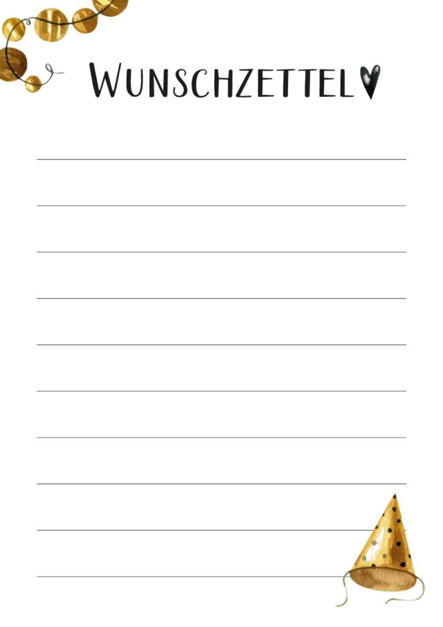 Vorschaubild des Wunschzettels