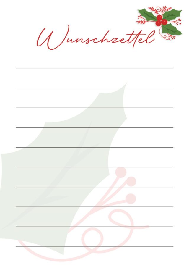 Vorschaubild des Wunschzettels