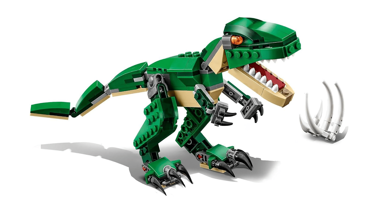 Dinosaurier aus LEGO Steinen