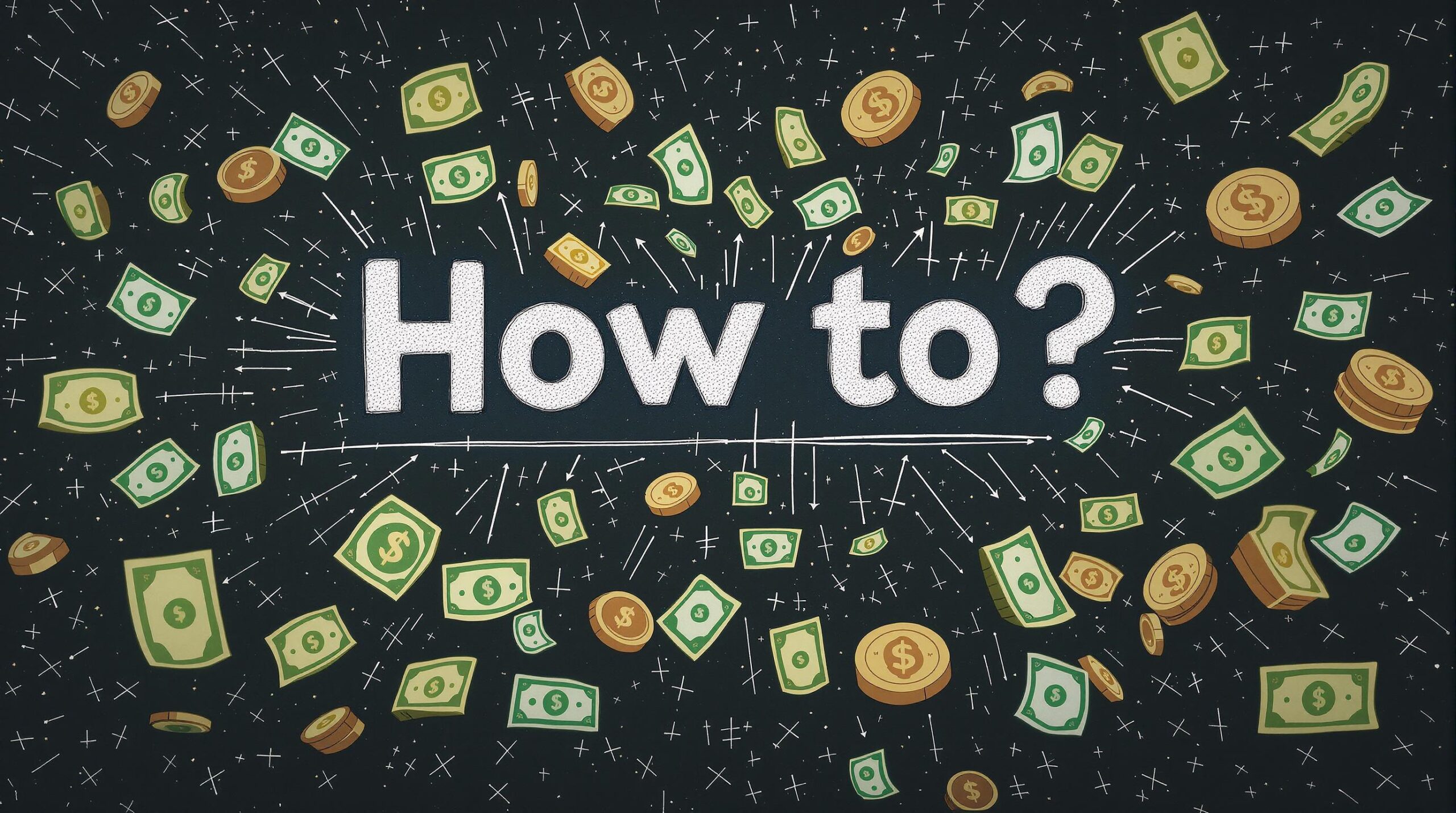 Eine Illustration der englischen Fragestellung: How to?